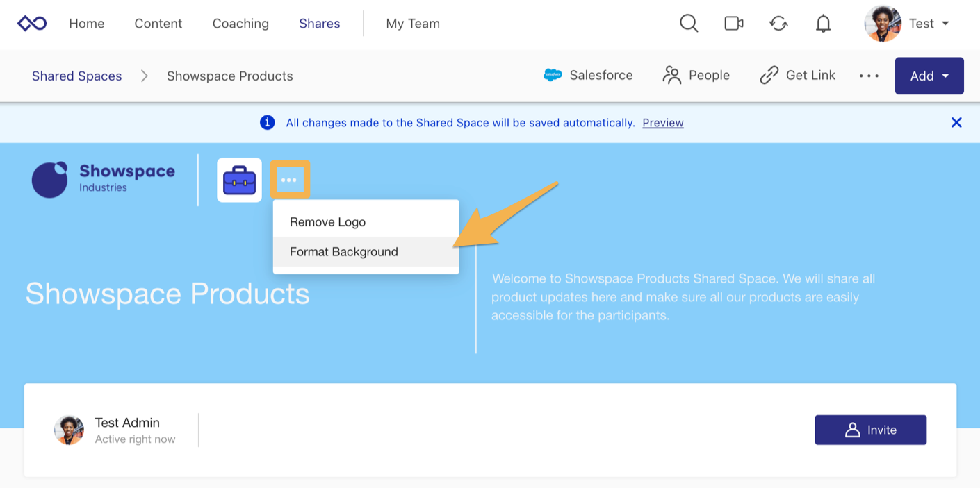 Create and duplicate Shared Spaces – Showpad Help Center