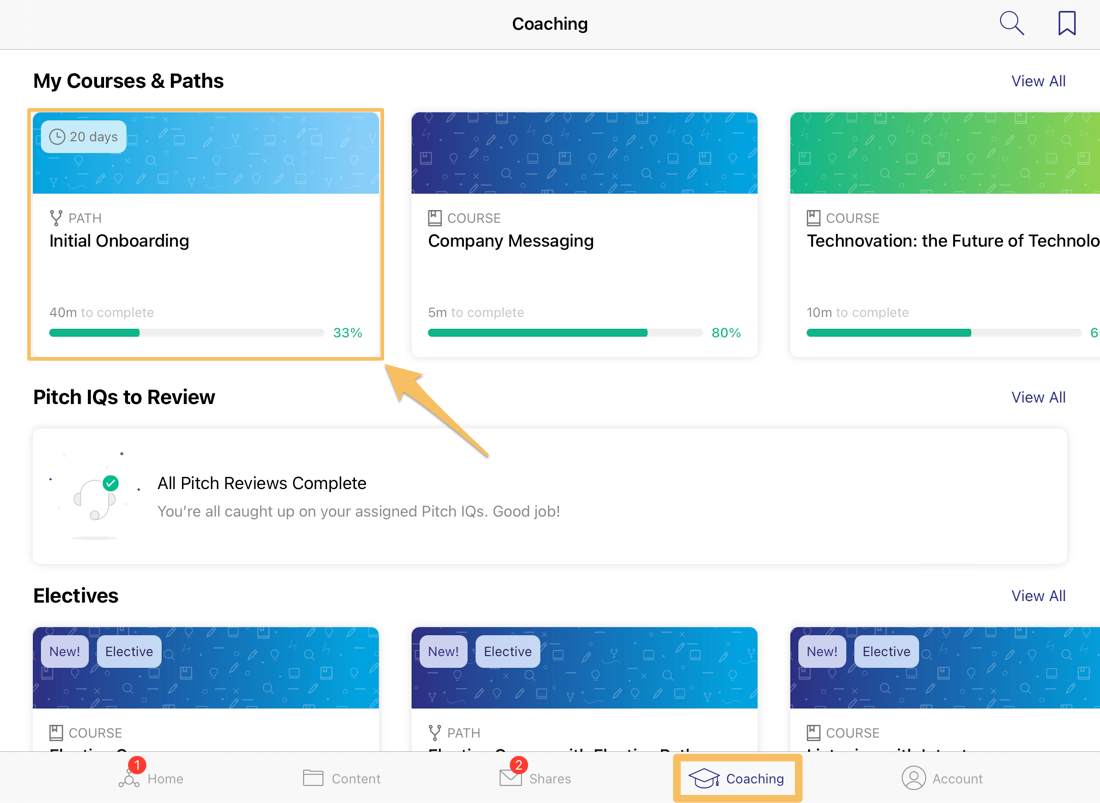 See the structure of a Path – Showpad Help Center